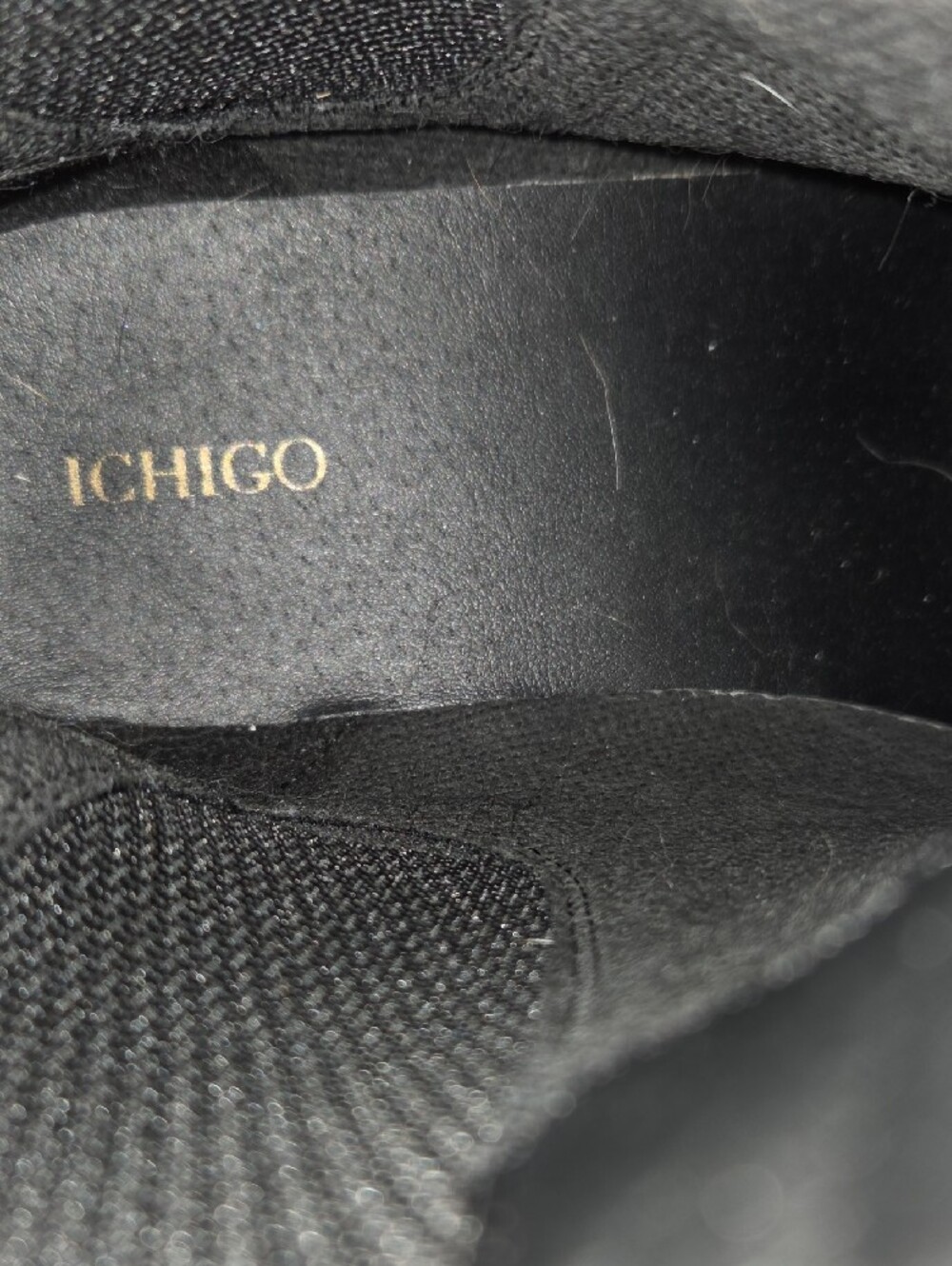 Black Leather Lug-Sole Chelsea Booties - Picture 2 of 5